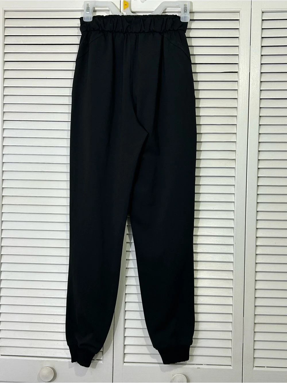 Lululemon Black Stretch High Rise Joggers